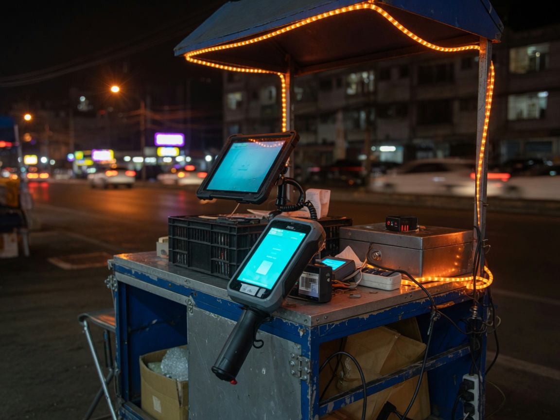 Mobile store and portable POS selling setup
